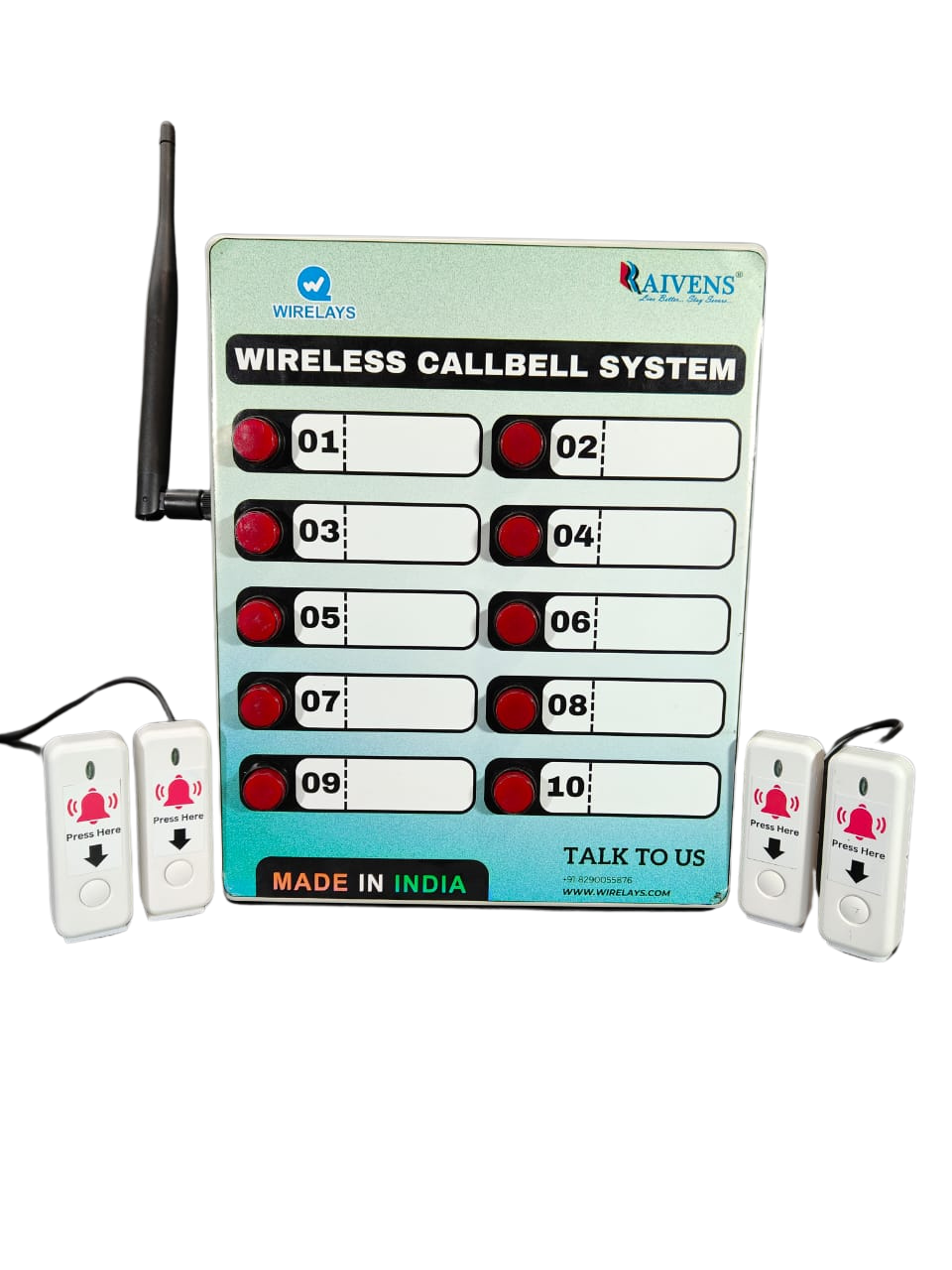 Wireless Nurse Call System, 100m Range | Wirelays Plug-and-Play Patient Alert Solution for Hospitals, Clinics, and Home Care Wireless Nurse Call System, 100m Range | Wirelays Plug-and-Play Patient Alert Solution for Hospitals, Clinics, and Home Care